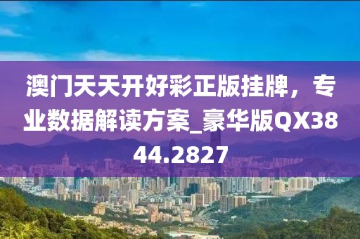 澳門天天開好彩正版掛牌，專業(yè)數(shù)據(jù)解讀方案_豪華版QX3844.2827
