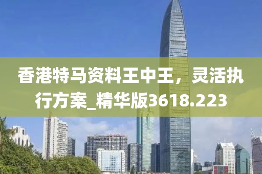 香港特馬資料王中王，靈活執(zhí)行方案_精華版3618.223